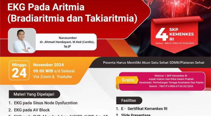 WEBINAR EKG PADA ARITMIA (BRADIARITMIA & TAKIARITMIA)